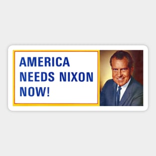 1972 America Needs Nixon Sticker